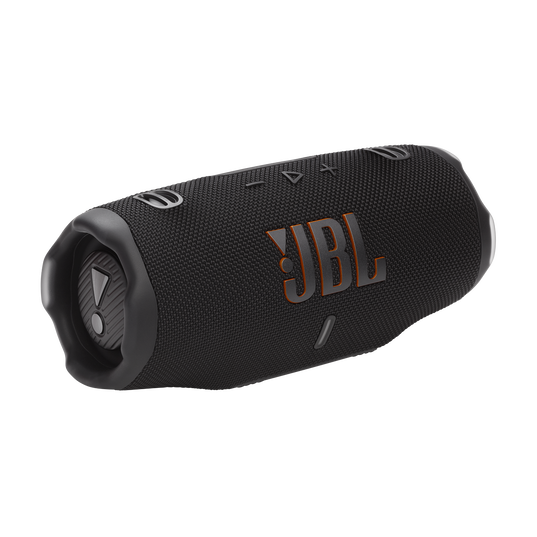JBL Charge 6 - Black - Portable waterproof and drop-proof Bluetooth speaker - Hero