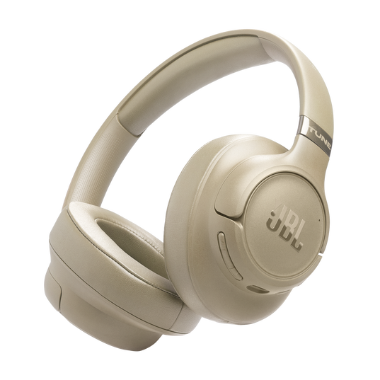 JBL Tune 780NC - Beige - Wireless over-ear Noise Cancelling headphones - Hero