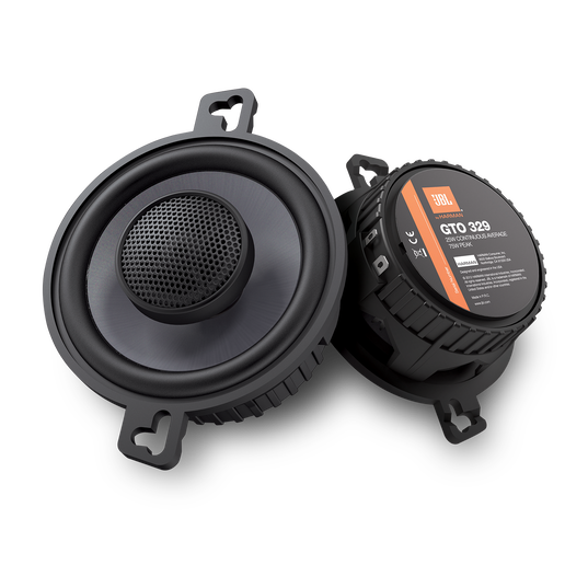 GTO329 - Black - 75-Watt, Two-Way 3-1/2" Speaker System - Detailshot 3