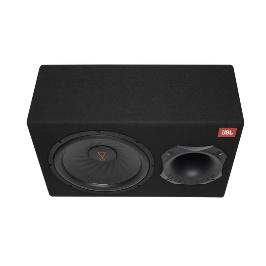 JBL BassPro 12 - Black - 12" (300mm) Car Audio Powered Subwoofer System with Slipstream Port Technology - Top