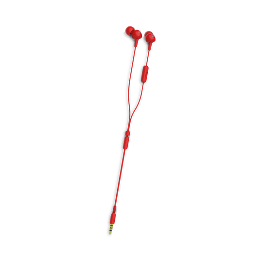 C150SI - Red - JBL C150SI In Ear Headphones - Detailshot 4