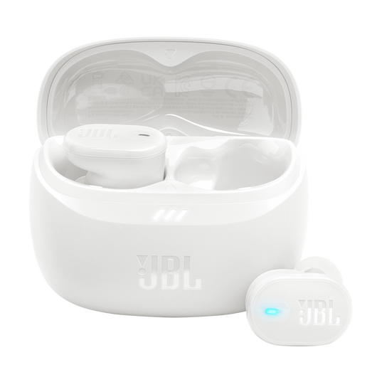 JBL Tune Buds 2 - White - True Wireless Noise Cancelling Earbuds - Hero