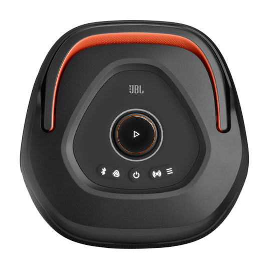 JBL PartyBox 130 - Black - Portable party speaker with JBL legendary sound, a dynamic lightshow and a foldable ergonomic handle - Top