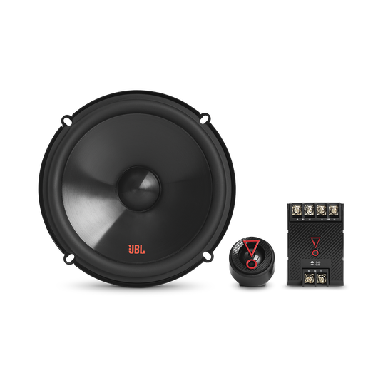 Stage3 607CF - Black - 6-1/2" (165mm)  2-Way  component system  car speaker  for factory upgrade without grille - Front