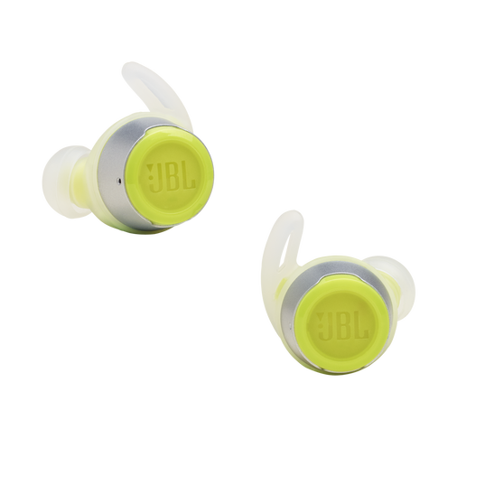 JBL Reflect Flow - Green - Waterproof true wireless sport earbuds - Detailshot 3