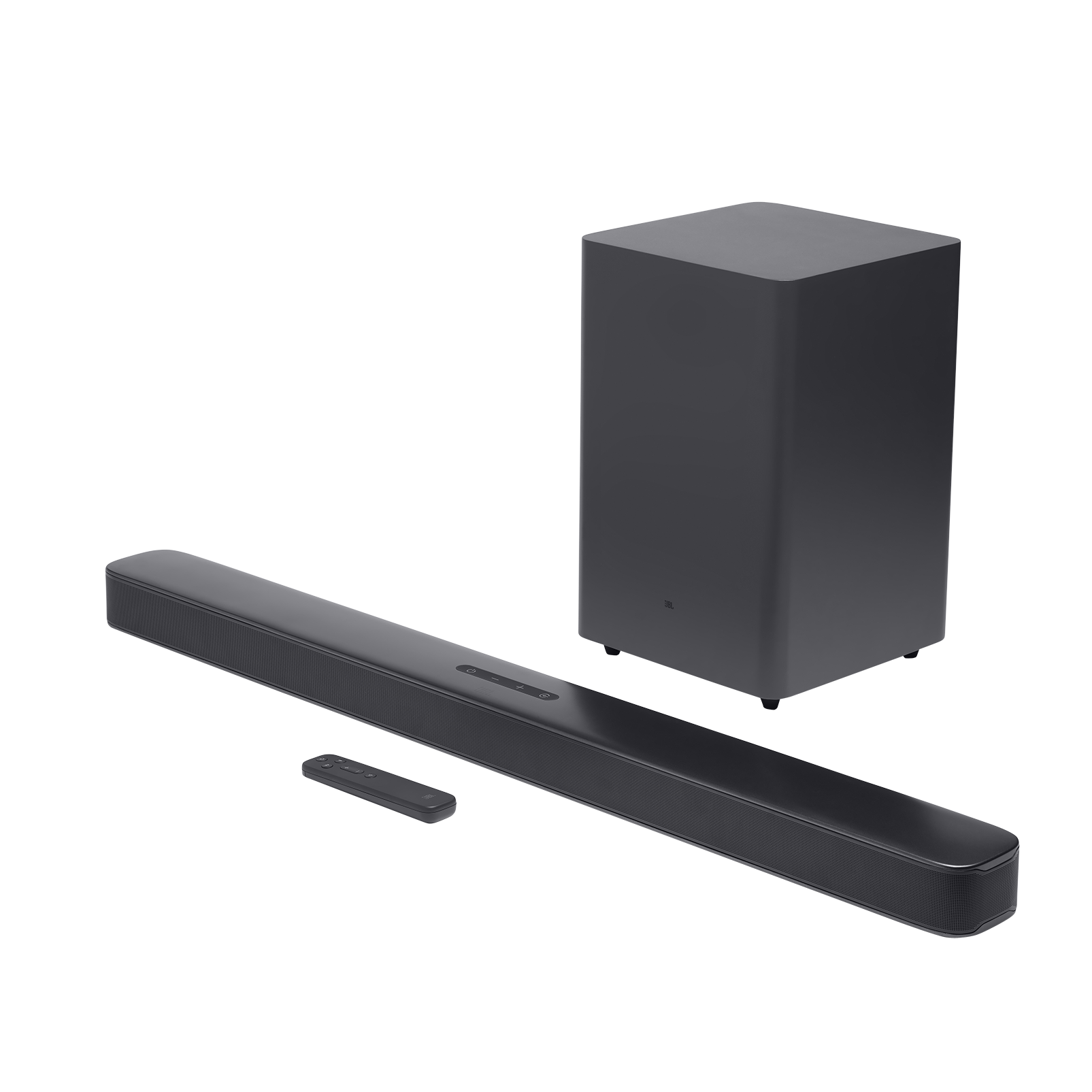 Sound bar with big subwoofer clearance