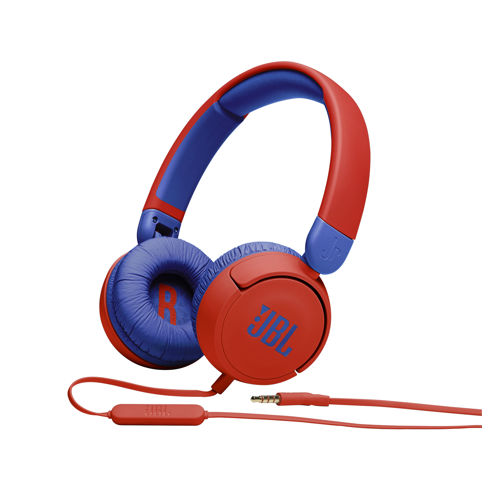 JBL Jr310 - Red - Kids on-ear Headphones - Hero