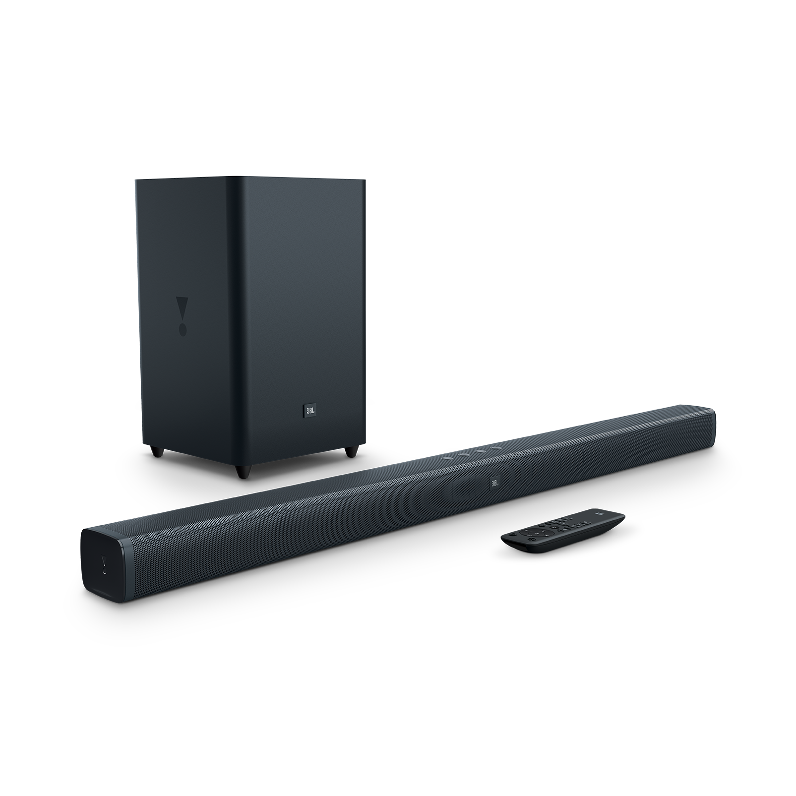 JBL Bar 2.1 - Black - 2.1-Channel Soundbar with Wireless Subwoofer - Hero