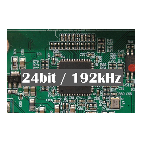 24-bit/192kHz High-resolution DAC